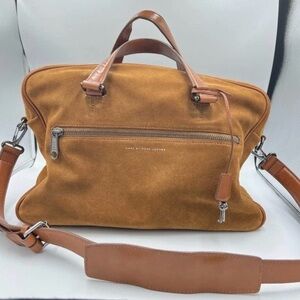 Marc by Marc Jacobs Camel Suede Weekender Bag - Rare Find NWOT